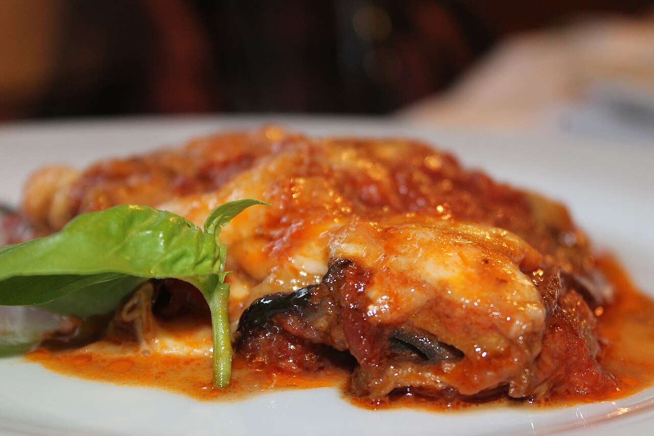 Parmigiana con búfala